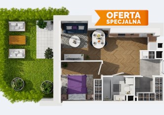 mieszkanie na sprzedaż - Kraków, Podgórze, Mateczny